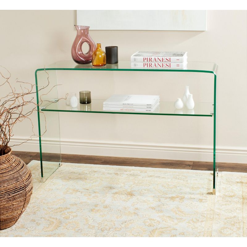 Hollis Console Table - Clear - Safavieh., 2 of 7
