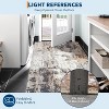 5x7 Brown Modern Abstract Area Rug, Washable Low Pile Stain-Resistant Carpet, Soft Contemporary Floor Mat for Living Room, Bedroom, Dining Room - 3 of 4