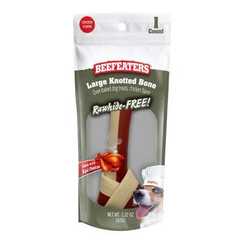 Beefeaters Large Knotted Bone, Rawhide Free, 1ct, Case of 12