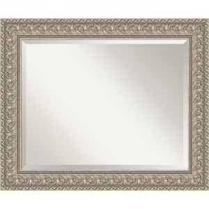 Amanti Art Sydney Silver Beveled Framed Bathroom Vanity Wall Mirror - 1 of 4