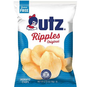 Utz Ripples Potato Chips Original, 2.75 oz - 1 of 4
