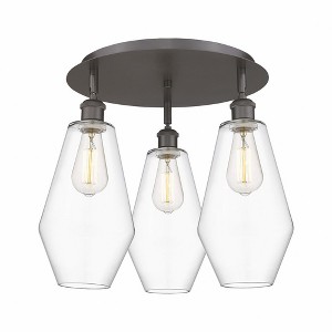 Cindyrella - 3 Light Flush Mount In Industrial Style-14.5 Inches Tall and 18.75 Inches Wide - 1 of 1