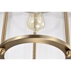 Nuvo Lighting Yorktown 1 - Light Pendant in  Burnished Brass - 2 of 4