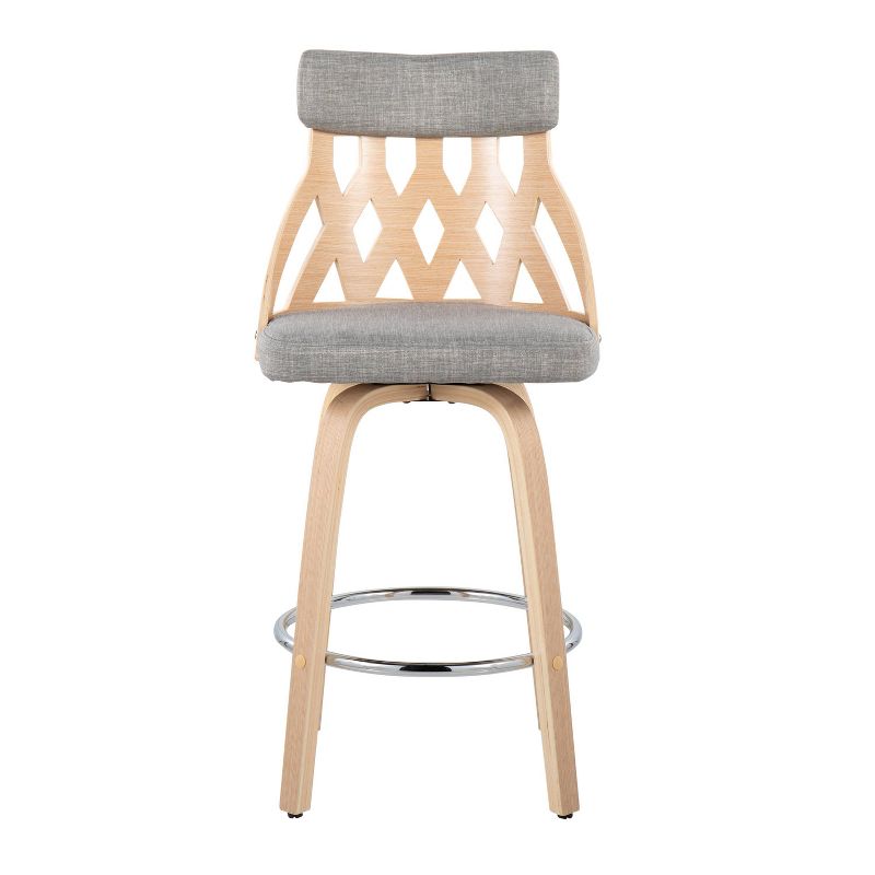 York Upholstered Counter Height Barstool - LumiSource, 6 of 10