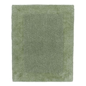 Knightsbridge Bella Napoli 220 GSF Reversible Bath Rug 17 x 24 - Sage - 1 of 4