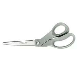 Fiskars Offset Scissors 8 in. Length Stainless Steel Bent Gray 01004250J