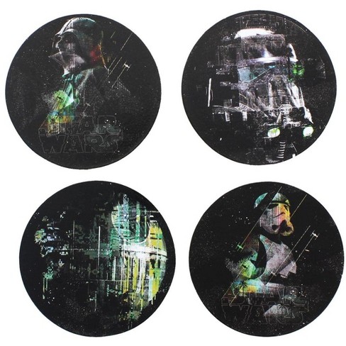  Set of 6 Wood Coasters - Star Wars New Collection