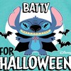 Girls' - Lilo and Stitch - Batty For Halloween Fitted Short Sleeve Graphic T-Shirt - 2 of 4