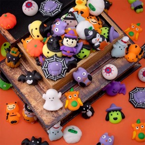 Joyfy 100 Pcs Halloween Squishy Toys, Halloween Kawaii Sensory Stress Relief Toys Party Favors Decor, Trick or Treats Goodie Bag Fillers Prizes - 1 of 4
