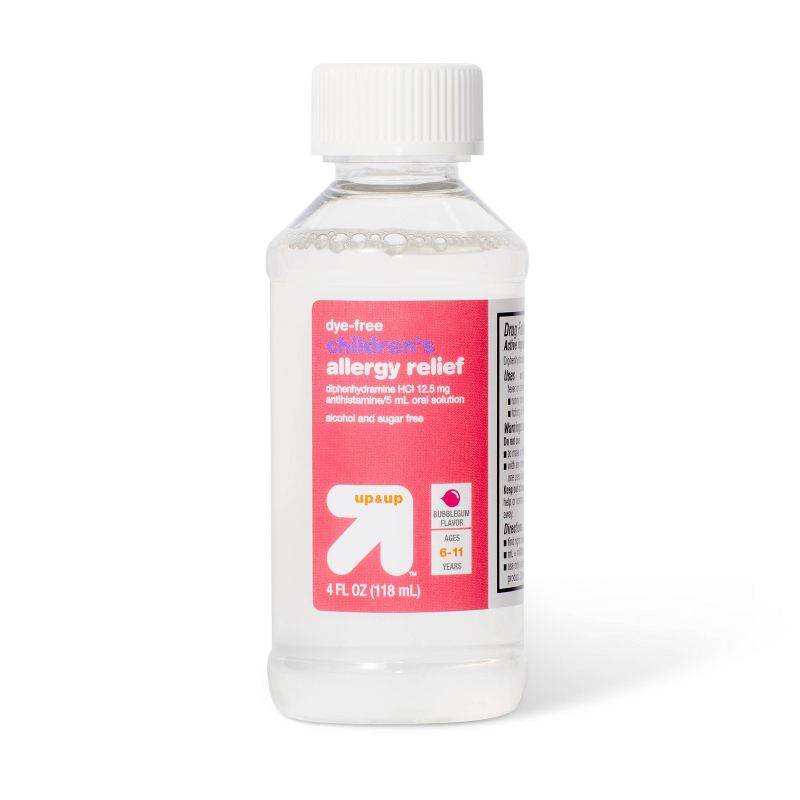 Children&#39;s Diphenhydramine Allergy Relief Liquid - Bubblegum - 4 fl oz - up &#38; up&#8482;, 2 of 5