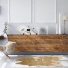 HomeStock FAUX HIDE MINI CARAMELCREAM MIX, Tufted and Printed, Transitional - 2 of 4