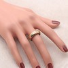 One Ring of Power Wedding Band Stainless Steel Mens Womens Ginger Lyne Collection - 3 of 4