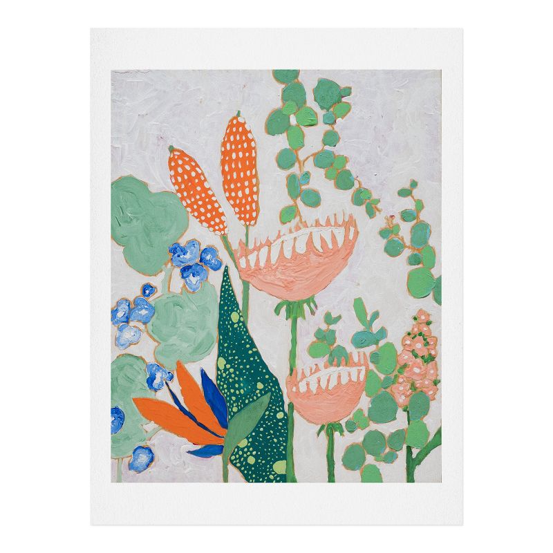 Lara Lee Meintjes Proteas and Birds of Paradise Painting Art Print and Hanger - Society6, 2 of 3