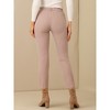 INSPIRE CHIC Women's High Waist Elastic Back Two Slant Pockets Office Work Ankle Pants - 4 of 4