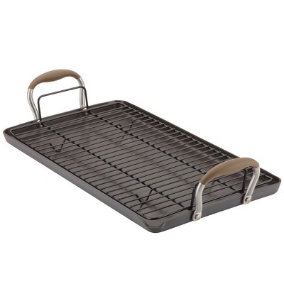 GreenPan X Bobby Flay 16.5" Reversible Cast Iron Grill/Griddle - Pre-Seasoned For Indoor & Outdoor
