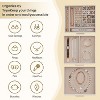 6-Layer Jewelry Box, Large Accessory Organizer with 5 Drawers - 2 of 4