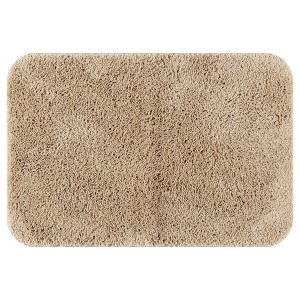 Unique Bargains Soft Plush Non-Slip Extra Quick Dry Anti Skid Shaggy Bath Mats - 1 of 4