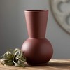 Sullivans 12" Modern Matte Umber Gourd Vase, Ceramic - 3 of 4