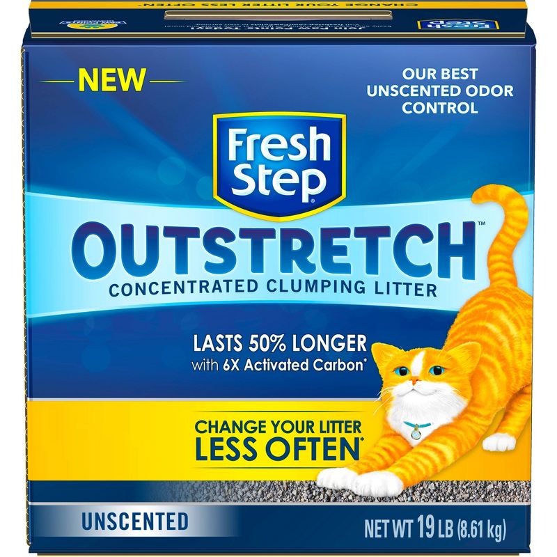 Fresh Step Outstretch Unscented Cat Litter - 19lbs, 6 of 11