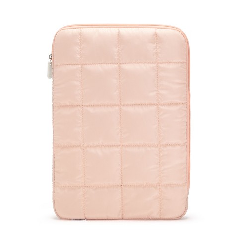 U Brands 15 x10.5 Nylon Puffer Laptop Pouch Dusty Rose Target