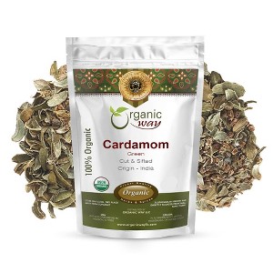 Organic Cardamom Green Cut & Sifted 16 Oz - 1 of 4