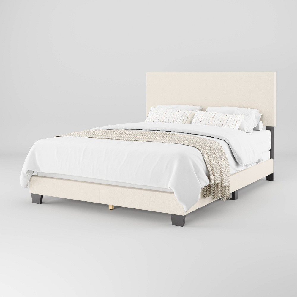 Photos - Wardrobe CorLiving Celeste Queen Bed Off-White 