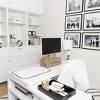 Blu Monaco Gold Monitor Stand with Drawer - Computer Monitor Riser with Storage - Laptop Stand for Desk with Storage - 2 of 4