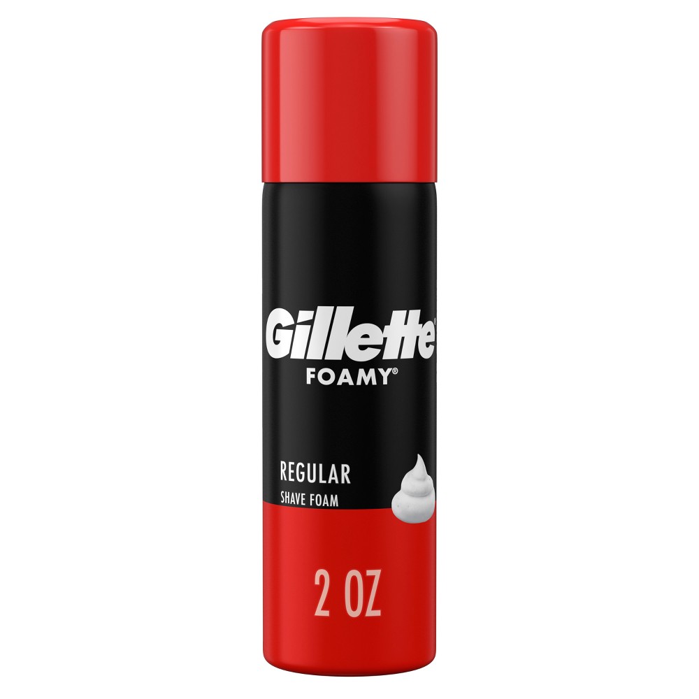 Photos - Shaving Foam / Shaving Cream Gillette Foamy Men's Regular Shave Foam - Trial Size - 2oz 