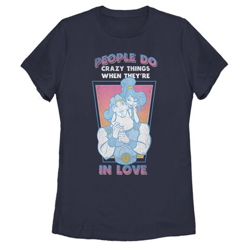 Women's Hercules Valentine's Day People Do Crazy Things T-Shirt - image 1 of 4