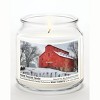 Courtside Market Snow at the Farm Winter Cranberry 12.8oz Soy Wax Candle Glass Jar with Brushed Silver Metal Lid - 2 of 3