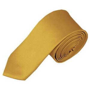 Men's Solid Color Skinny 2 Inch Wide And 57 Inch Long Neckties - 1 of 4