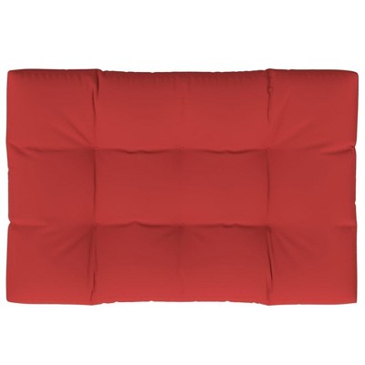 vidaXL Outdoor Fabric Pallet Cushion, Water Repellent, Comfortable Seating, Red