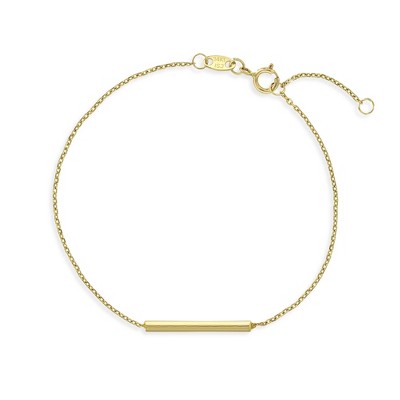 Thin Bar Bracelet 14k Gold - In Season Jewelry