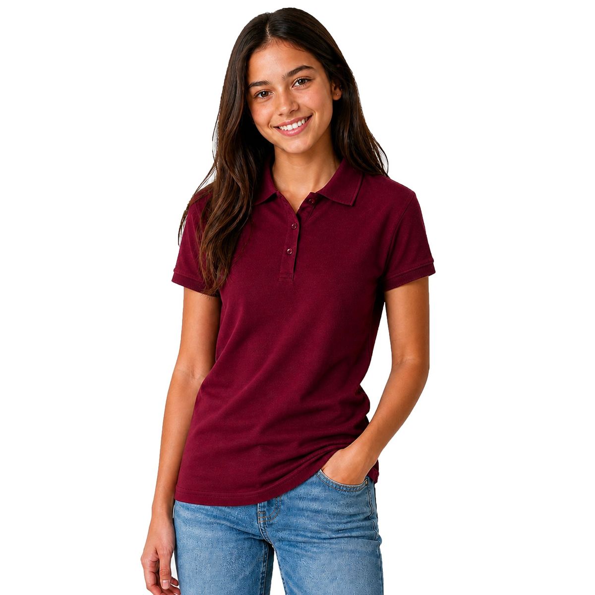 Galaxy by Harvic Junior's Short Sleeve School Uniform Pique Polo Shirt - thumbnail 9