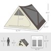 PAGED Tents for Camping Hiking Tent Outdoor Tent for Fishing, Family Camping, Hiking, Backpacking - 4 of 4