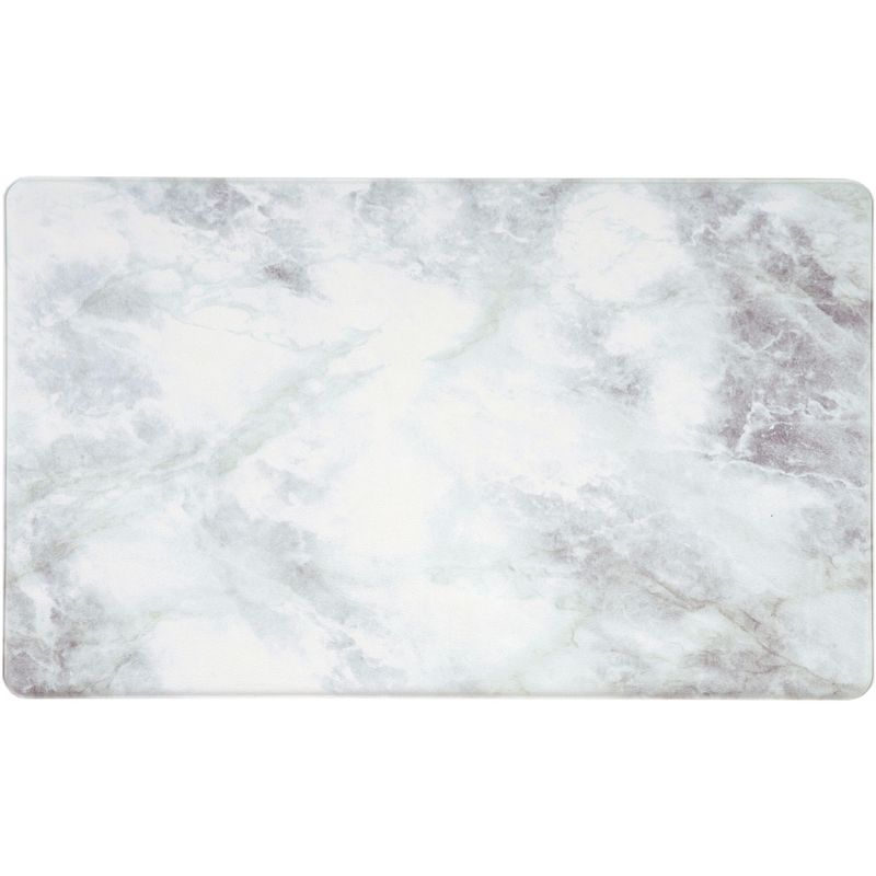 World Rug Gallery Kitchen Marble Pattern Anti Fatigue Standing Mat, 1 of 10