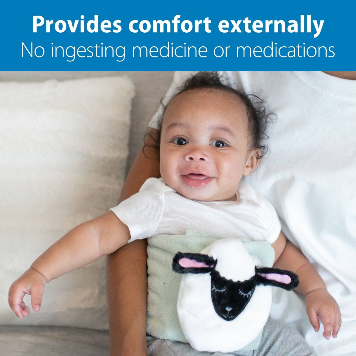 Dr. Brown's Infant Gripebelt Heated Belly Band, Gentle Warmth & Compression - Lamb  - thumbnail 5