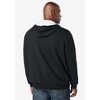 Boulder Creek by KingSize Men's Big & Tall Full-Zip Thermal Hoodie - 3 of 4
