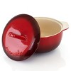 Crock-Pot Artistan 2 Piece 2.3 Quart Round Stoneware Casserole with Lid in Red - 3 of 4