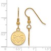 Black Bow Jewelry 14k Yellow Gold Plated Sterling Silver Colorado State Rams NCAA Dangle Earrings - 2 of 3