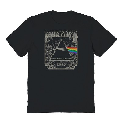Pink Floyd Men's Dark Prism Poster Short Sleeve Graphic Cotton T-Shirt