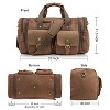 Gearonic Weekender Bag Travel Duffle Overnight Carry On Tote with Shoe Compartment - 2 of 4