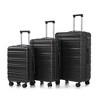 MAYEERTY 3-Piece Luggage Set (20"/24"/28") - PP Spinner Wheels, Carry-On, Matching Color, Combination Lock - 2 of 4
