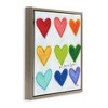 Stupell Industries You Are So Loved Rainbow Hearts Floating Frame Canvas Art - 2 of 4