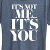 Women's - Instant Message - Its Not Me Its You Short Sleeve Graphic T-Shirt - 2 of 4