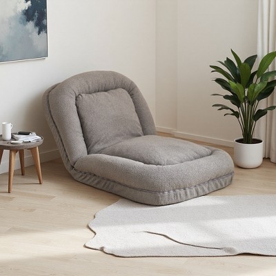 Triple Fold Adjustable Lounge Chair Bed with 18 Positions