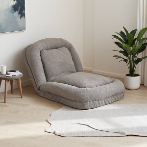 Triple Fold Adjustable Lounge Chair Bed with 18 Positions - 1 of 3