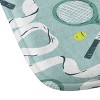 Deny Designs Krissy Mast Tennis Trellis Bows in Teal Memory Foam Bath Mat - 3 of 4
