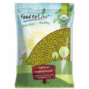 Organic Mung Beans - Sprouting, Non-GMO, Kosher, Sirtfood - 1 of 4