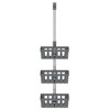 vidaXL Shower Hanger Shelf 11.8 in. x 5.9 in. x (26.4 in.-41.3 in.) Aluminum - 3 of 4